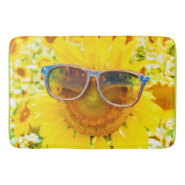 Alfombrilla De Baño Moda Sunflower Shades (Anverso)