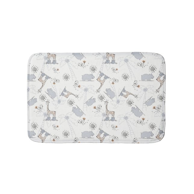 Alfombrilla De Baño modelo 2 del doodle (Anverso)