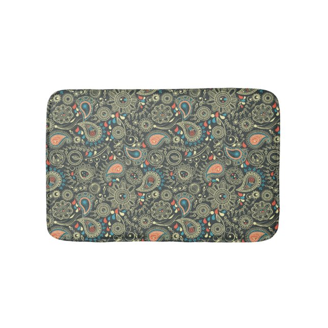 Alfombrilla De Baño Modelo 3 de Paisley (Anverso)