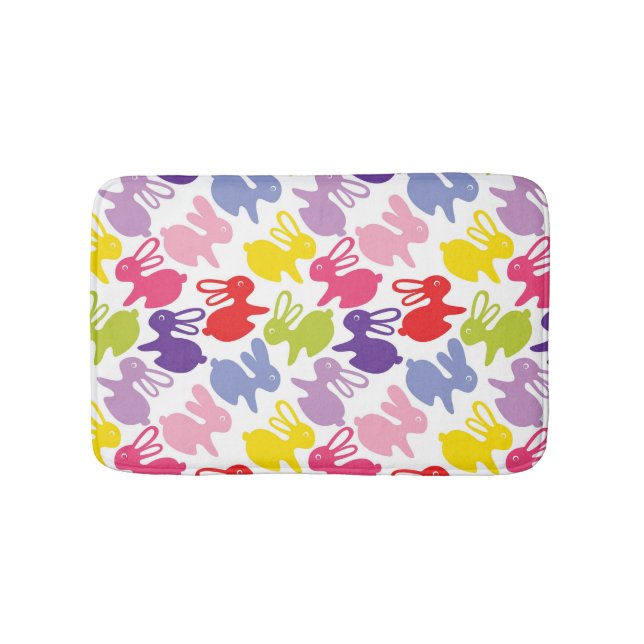 Alfombrilla De Baño modelo con los conejos de Pascua (Anverso)