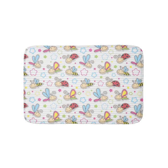 Alfombrilla De Baño modelo con los insectos (Anverso)