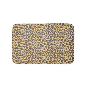 Alfombrilla De Baño Modelo de la piel animal del estampado leopardo