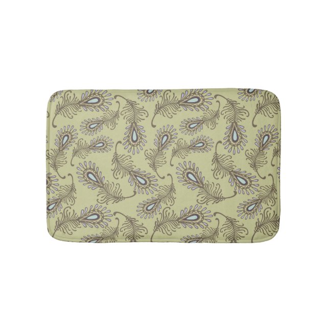 Alfombrilla De Baño Modelo de la pluma (Anverso)