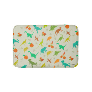 Alfombrilla De Baño Modelo de los dinosaurios