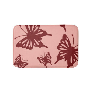 Alfombrilla De Baño modelo de mariposa