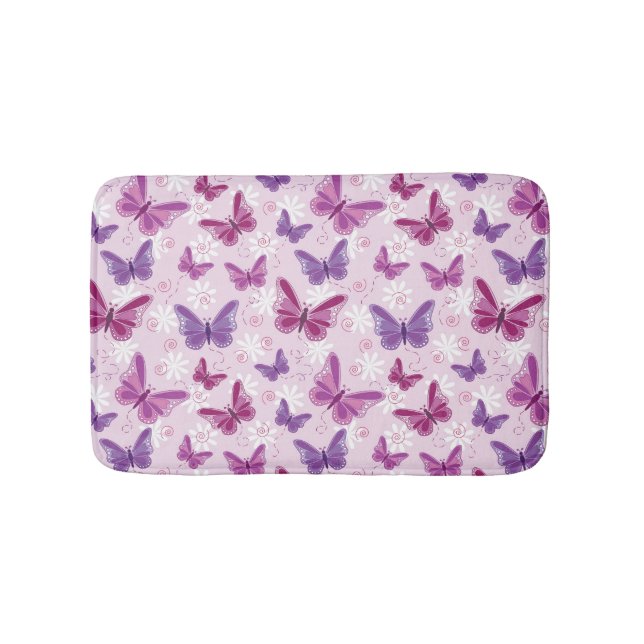 Alfombrilla De Baño modelo de mariposa 2 (Anverso)