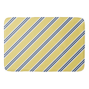 Alfombrilla De Baño Modelo de muy buen gusto amarillo y azul de las