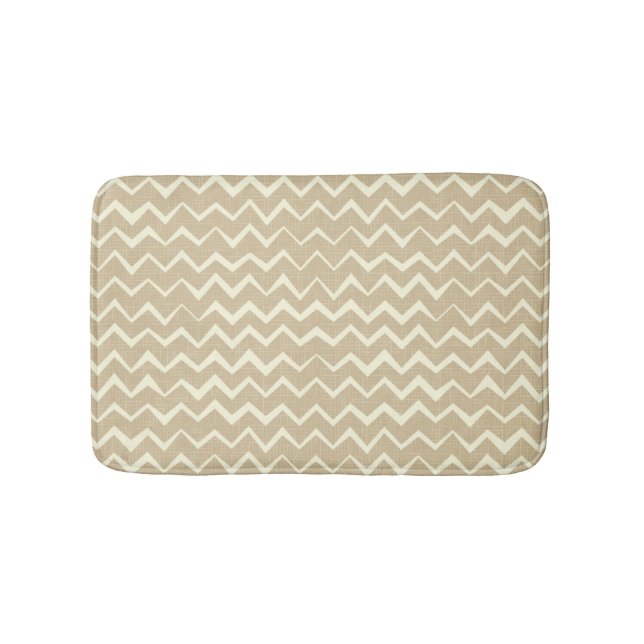 Alfombrilla De Baño Modelo de zigzag (Anverso)