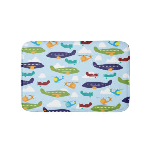 Alfombrilla De Baño Modelo del aeroplano del aviador