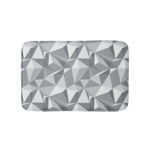 Alfombrilla De Baño Modelo del diamante - polígono abstracto