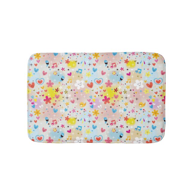 Alfombrilla De Baño modelo del dibujo animado de la diversión (Anverso)