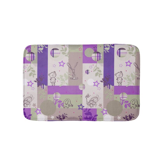 Alfombrilla De Baño Modelo del edredón del bebé (Anverso)