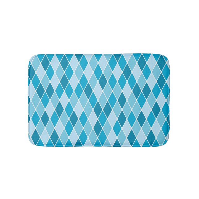 Alfombrilla De Baño Modelo del invierno del Harlequin (Anverso)