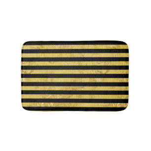 Alfombrilla De Baño Modelo elegante del Relieve metalizado dorado y de