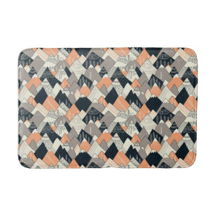 Alfombrilla De Baño Modelo escandinavo de la montaña del estilo