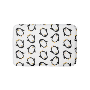 Alfombrilla De Baño Modelo lindo de los pingüinos