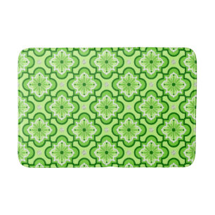 Alfombrilla De Baño Modelo marroquí de la teja - verde lima