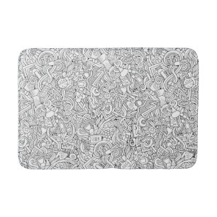 Alfombrilla De Baño Modelo médico de B&W