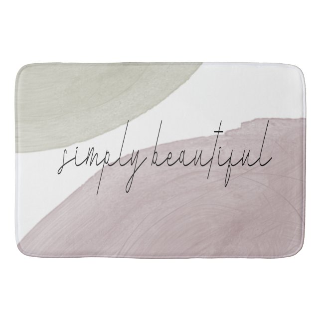 Alfombrilla De Baño Moderna Serenity Bath Mat (Anverso)