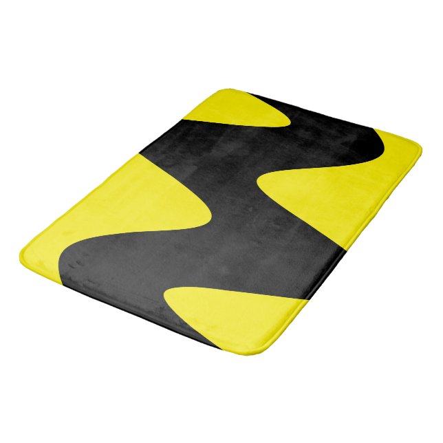 Alfombrilla De Baño Moderno Black River Sage Green (Angular)