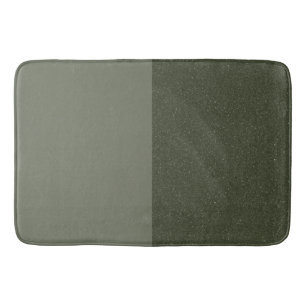 Alfombrilla De Baño Moderno Moss Green Split Bath Mat - Personalizable