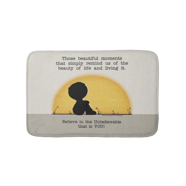 Alfombrilla De Baño Momentos hermosos (Anverso)