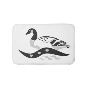 Alfombrilla De Baño Momma Goose Nadando