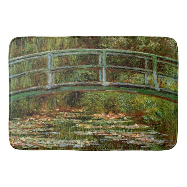 Alfombrilla De Baño Monet French Bridge Giverney (Anverso)