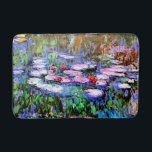 Alfombrilla De Baño Monet - Los Nenufares,<br><div class="desc">Los Nenufares,  famoso cuadro de arte fino del impresionista francés Claude Monet</div>