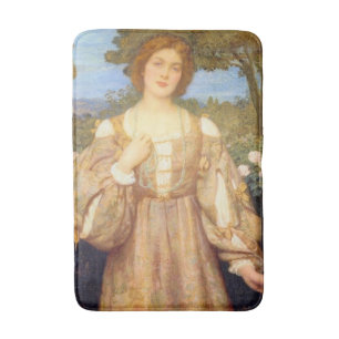 Alfombrilla De Baño Monna Giovanna (por Edward Robert Hughes)