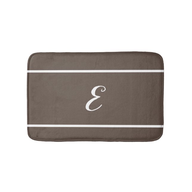 Alfombrilla De Baño Monograma Bath Mat (Anverso)