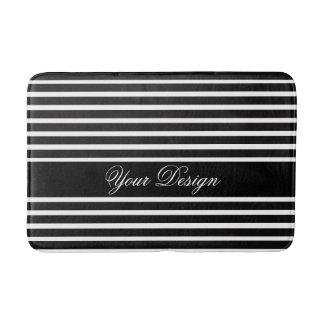 Alfombrilla De Baño Monograma Monograma Mat de baño monocromo personal