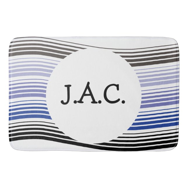 Alfombrilla De Baño Monogramed Mat (Anverso)