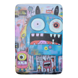 Alfombrilla De Baño Monster Shower