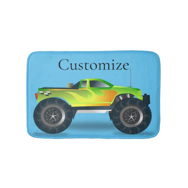Alfombrilla De Baño Monster Truck Thunder_Cove (Anverso)