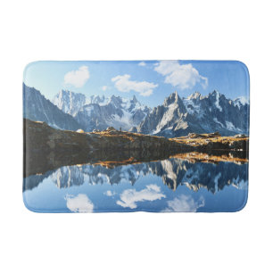 Alfombrilla De Baño Montañas Mont Blanc Massif, Francia