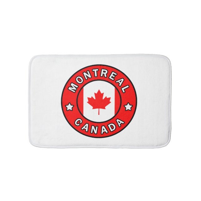Alfombrilla De Baño Montreal Canadá (Anverso)