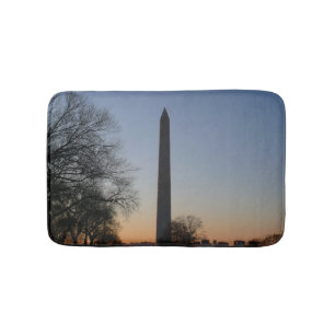 Alfombrilla De Baño Monumento a Washington al atardecer en DC