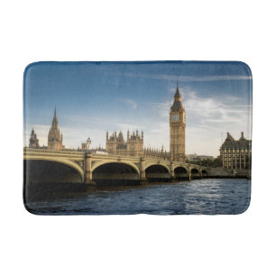 Alfombrilla De Baño Monumentos Big Ben, Londres Inglaterra