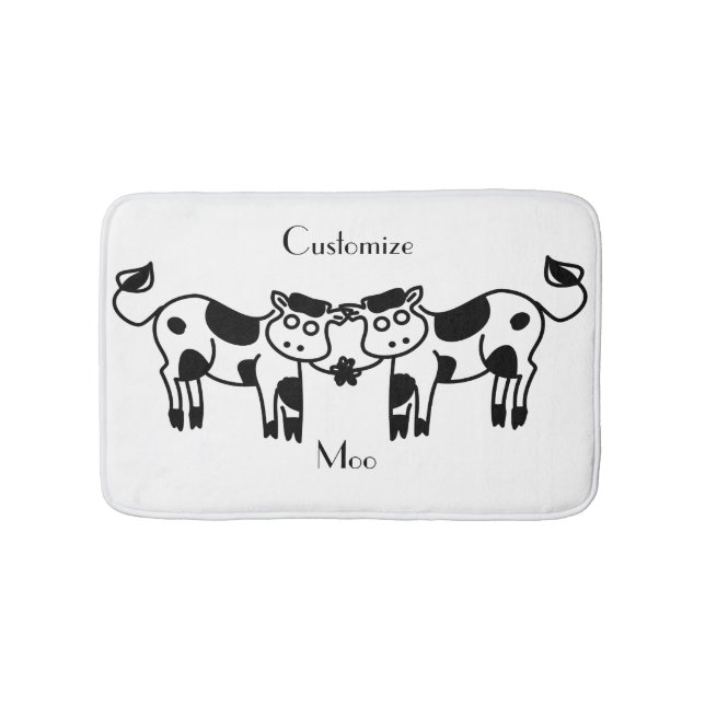 Alfombrilla De Baño Moo Cow Thunder_Cove (Anverso)