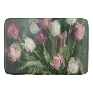 Alfombrilla De Baño Moody Floral Tulips