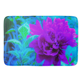Alfombrilla De Baño Moody Purple Peony con el hermoso follaje de Weige
