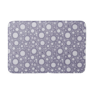 Alfombrilla De Baño Moon Crater Purple Pattern Bath Mat