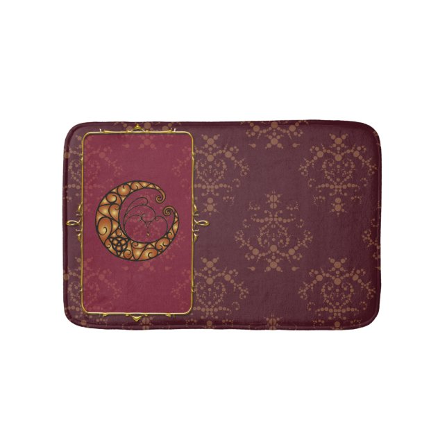 Alfombrilla De Baño Moon is Mine Brown (Anverso)