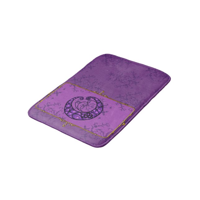 Alfombrilla De Baño Moon is Mine Purple (Angular)