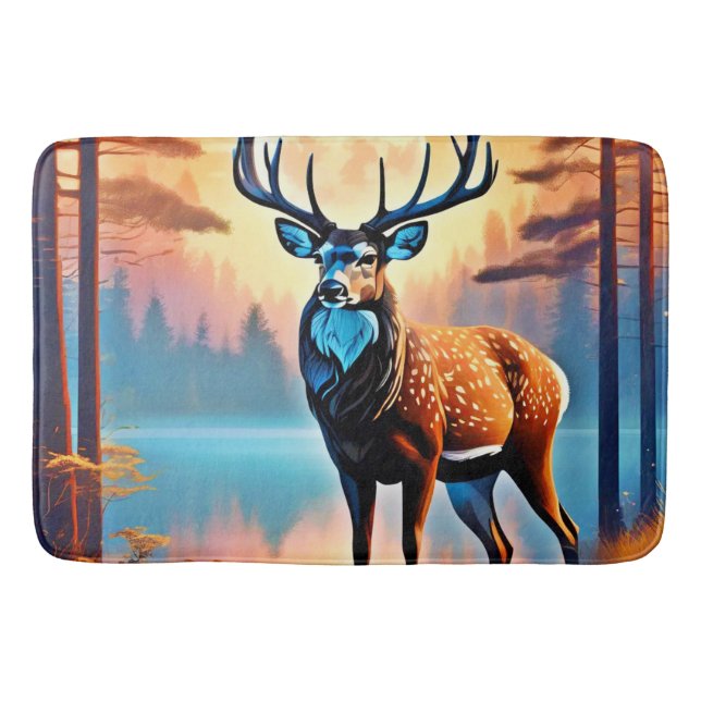 Alfombrilla De Baño Moonlit Deer Stance (Anverso)