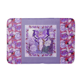 Alfombrilla De Baño Morado de hadas Bath Mat