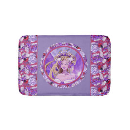 Alfombrilla De Baño Morado de hadas Bath Mat