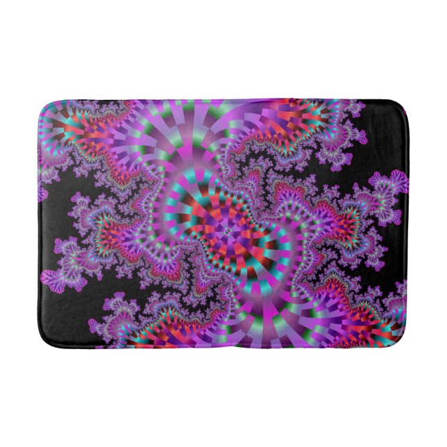 Alfombrilla De Baño Morado de pesadilla Bath Mat (Anverso)