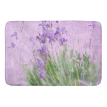 Morado Irias Watercolor Bath Mat
